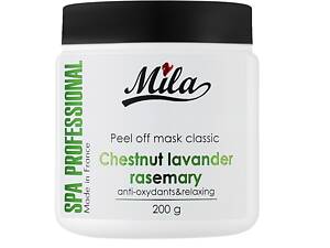 Альгінатна маска Mila Perfect Каштан лаванда розмарин Mask Classic Relaxing Powder 200 г (3702261123203)