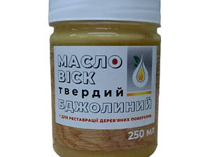 Масло-воск твердый пчелиный для реставрации деревянных поверхностей