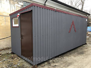 Модульная раздевалка для спортсменов 6*2,4м