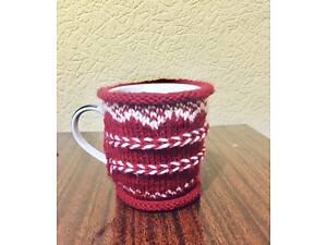 В'язаний чохол для чашки