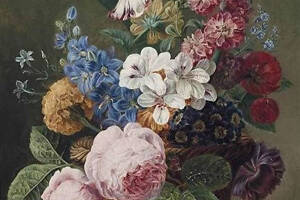 Алмазная вышивка мозаика Композиция Цветы Ян Франс ван Даэль на подрамнике полная 5d 30х40