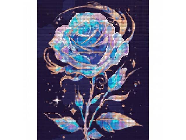 Алмазна мозаїка на підрамнику Santi Блискуча троянда 956055 40х50 см - Фото 1