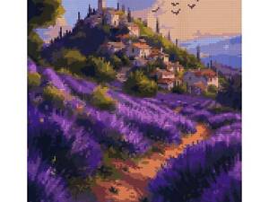 Алмазна мозаїка на підрамнику Santi Лаванда провансу 956054 40х50 см