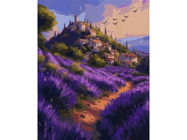 Алмазна мозаїка на підрамнику Santi Лаванда провансу 956054 40х50 см - Фото 1