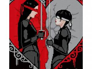 Алмазна мозаїка Santi Wednesday Duelo a ciegas 954161 40х50 см