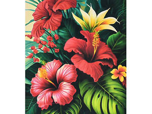 Алмазна мозаїка 'Тропічна гармонія' SK88294 40х50 см
