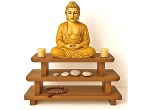 Алтарь для медитации 'Аритани' сиена