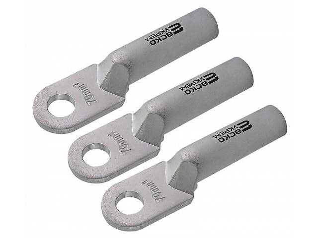 Алюмінієвий кабельний наконечник 70 кв.мм. М13 гільза: 48.4мм (1 шт.) [A0060090006] DL-70 АСКО - Фото 3