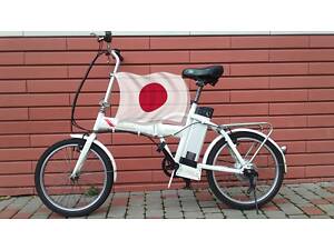 Алюминиевый электровелосипед из Японии 250Вт 24в 20 колеса.