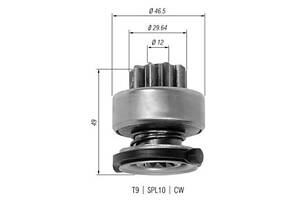 AMB0334 MAGNETI MARELLI бендикс (z=9) BMW E36 /46/34/39