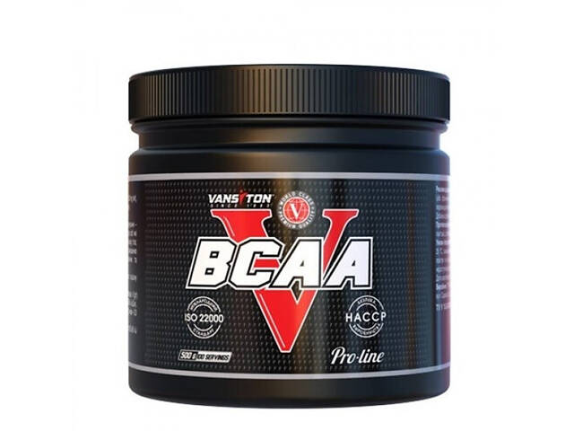 Амінокислота BCAA для спорту Vansiton BCAA 500 g /100 servings/ Unflavored - Фото NaN