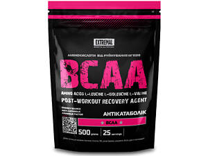 Аминокислоты BCAA 2:1:1 для защиты и восстановления мышц – Extremal ВСАА для коктейлей, 500 г Грейпфрут (1080578926)