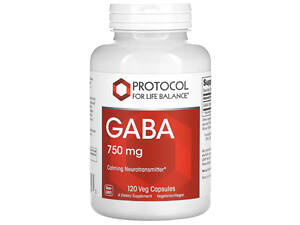 Аминокомплекс Protocol for Life Balance GABA 750 mg 120 Veg Caps (000023167)