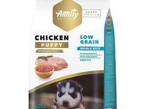 Amity Super Premium Puppy Chicken (Амити Супер Премиум Паппи Курица) сухой корм для щенков всех пород