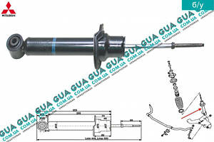 Амортизатор передний ( стойка ) 4062A023 Mitsubishi / МИТСУБИСИ PAJERO III 2000-2006 / ПАДЖЕРО 3 00-06, Mitsubishi / МИТ