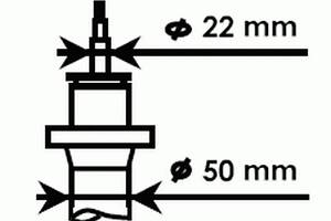 Амортизатор передній Caddy/Golf 04-/Jetta 05-/Octavia 04- (50mm)