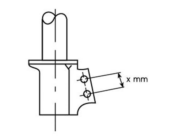 Амортизатор передний Clio II/Symbol 98- (масло) (x=58mm)