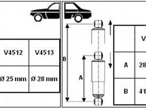 Амортизатор подвески MONROE V4513 на FIAT DUCATO фургон (250, 290)