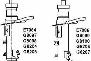 Амортизатор подвески G8204