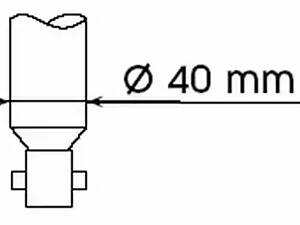 Амортизатор задний, (40mm)