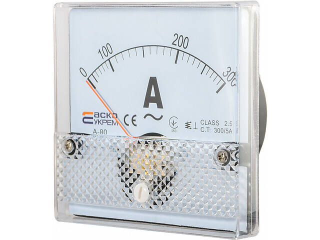 Амперметр 300/5A AC 80x80мм [A0190010052] А-80 АСКО - Фото 2
