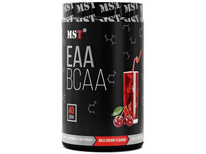 Амінокомплекс для спорту MST Nutrition BCAA EAA Zero 520 g 40 порцій Cherry (000023576)