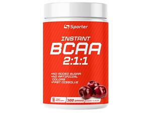 Амінокислота BCAA для спорту Sporter Instant BCAA 300 g 30 порцій Cherry (000018484)