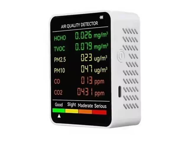 Аналізатор якості повітря Nectronix M8 з акумулятором (101137) - Фото 1