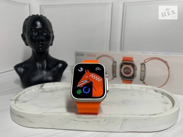 Аналог apple watch ultra GS8+ ULTRA, помаранчеві