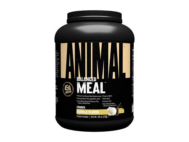 Animal Balanced Meal (2,27 kg, vanilla) - Фото 1 Animal Balanced Meal (2,27 kg, vanilla) - Фото 1