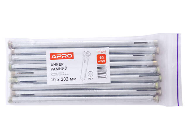 Анкер рамний Apro 10 x 202 мм (10 шт.) (TF10202) - Фото 3