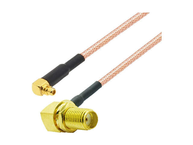 Антенный кабель RG316 20 см MMCX угловой - SMA F угловой - Фото 2