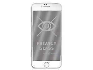 Анти-шпион защитное стекло 5D Privacy Full Glue для Apple iPhone 7 / iPhone 8 Белый