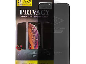 Анти-шпион защитное стекло Mletubl Privacy Apple iPhone 13 / 13 Pro Black