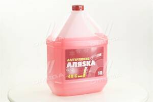 Антифриз Аляска ANTIFREEZE-40 (червоний) Каністра 10л/9,83кг 5528 UA51