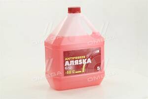 Антифриз Аляска ANTIFREEZE-40 (червоний) Каністра 5л/4,9 кг 5527 UA51