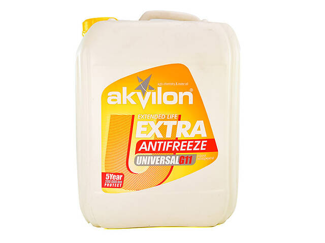 Антифриз готовый Akvilon Extra Universal G11 -40 °C желтый 10 л