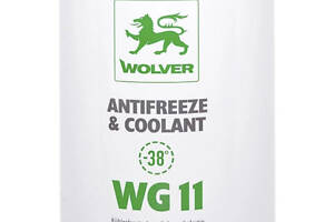 Антифриз готовый Wolver G11 Antifreeze & Coolant Green WG11 зеленый -38 °C 10