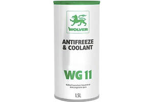 Антифриз готовый Wolver G11 Antifreeze & Coolant Green WG11 зеленый -38 °C 208