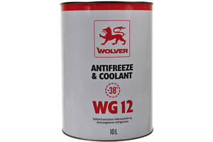 Антифриз готовый Wolver G12 Antifreeze & Coolant Red WG12 красный-38 °C 10