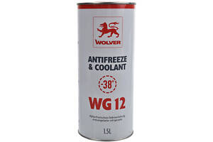Антифриз готовий Wolver G12 Antifreeze & Coolant Red WG12 червоний-38 °C 208