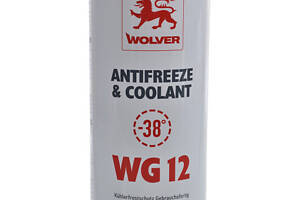 Антифриз готовый Wolver G12 Antifreeze & Coolant Red WG12 красный-38 °C 208