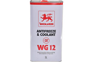 Антифриз готовий Wolver G12 Antifreeze & Coolant Red WG12 червоний-38 °C 5