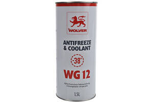 Антифриз готовий Wolver G12 Antifreeze & Coolant Red WG12 червоний-38°C