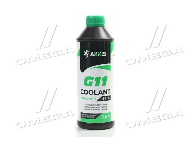 Антифриз GREEN G11 Сoolant Ready-Mix -36°C (зелений) (Каністра 1кг) P999-G11Gr RDM1 UA51