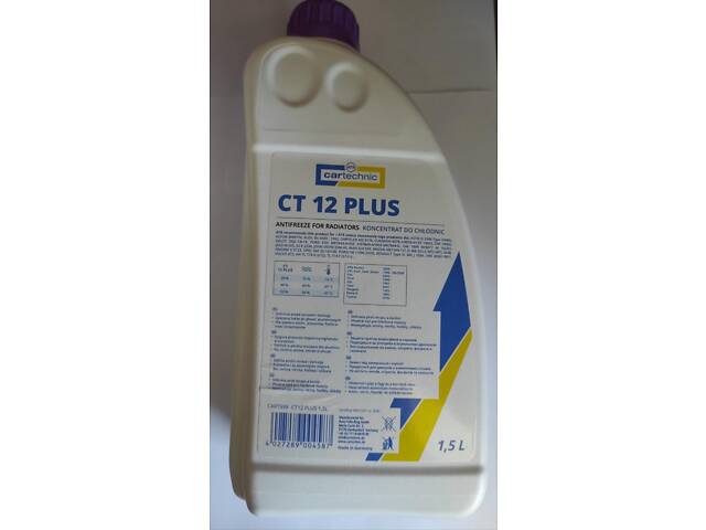 Антифриз концентрат CARTECHNIC CT 12 plus (фіолетовий) 1,5л