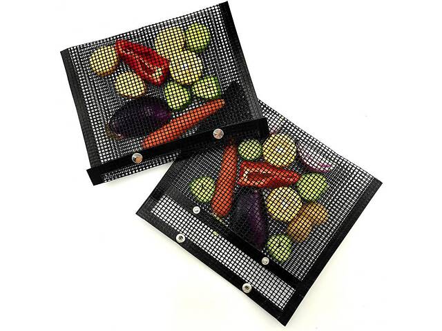 Антипригарна сумка для запікання на грилі 27x22 см - Фото 2