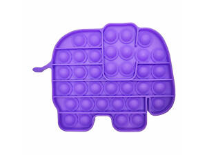 Антистресс PopAr Pop it Фиолетовый слон