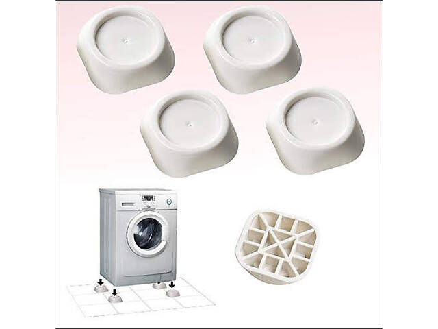 Антивибрационные подставки Electriclight 15402-White 4 шт - Фото 3