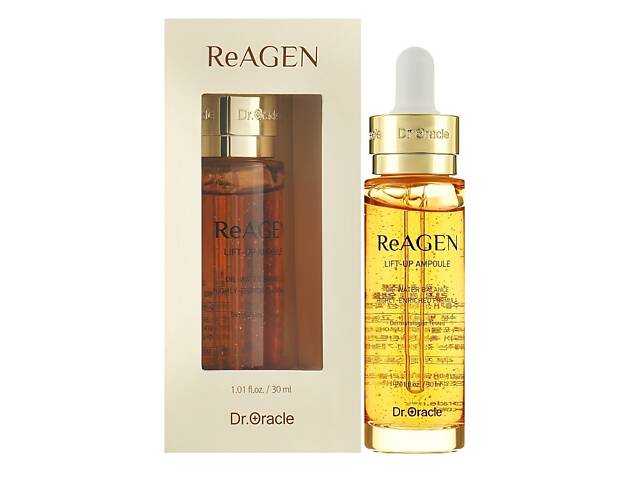 Антивозрастная сыворотка с пептидами и золотом ReAGEN Lift-up Ampoule Dr. Oracle 30 мл - Фото 2